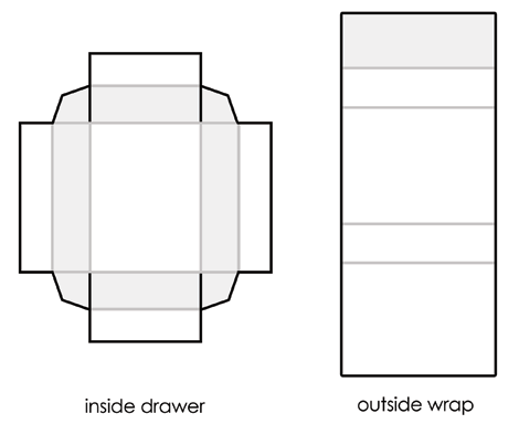 Template For Cardboard Cake Box